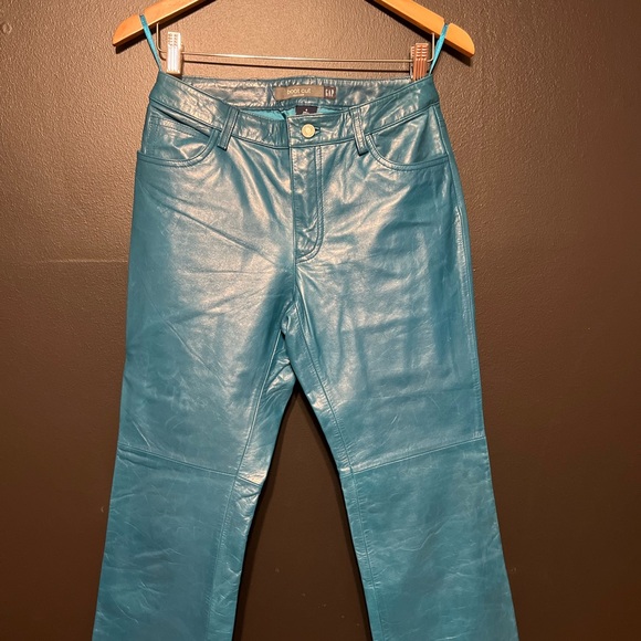 GAP Leather Bootcut Pants - Picture 1 of 16